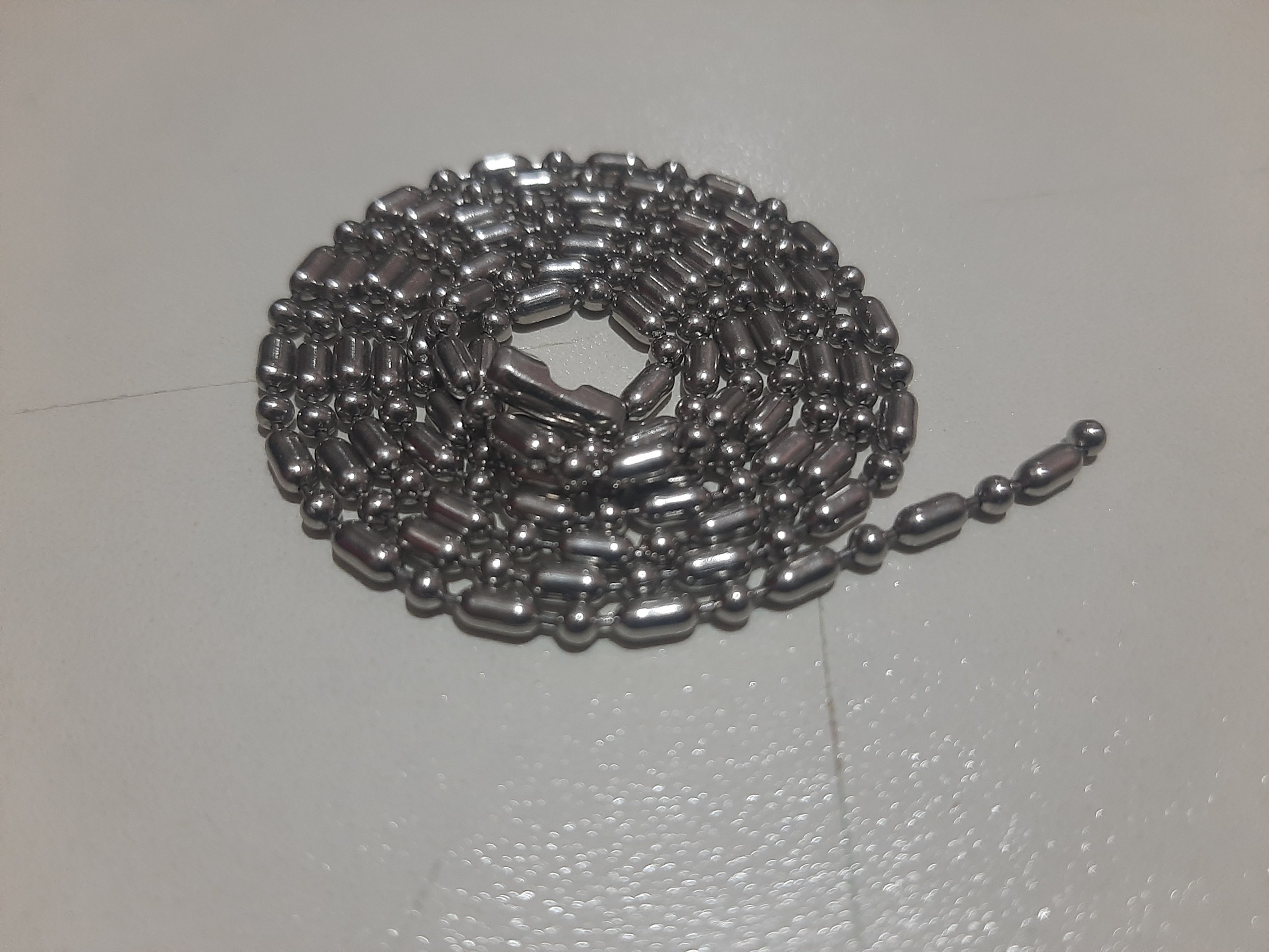 گردنبند خط نقطه استیل