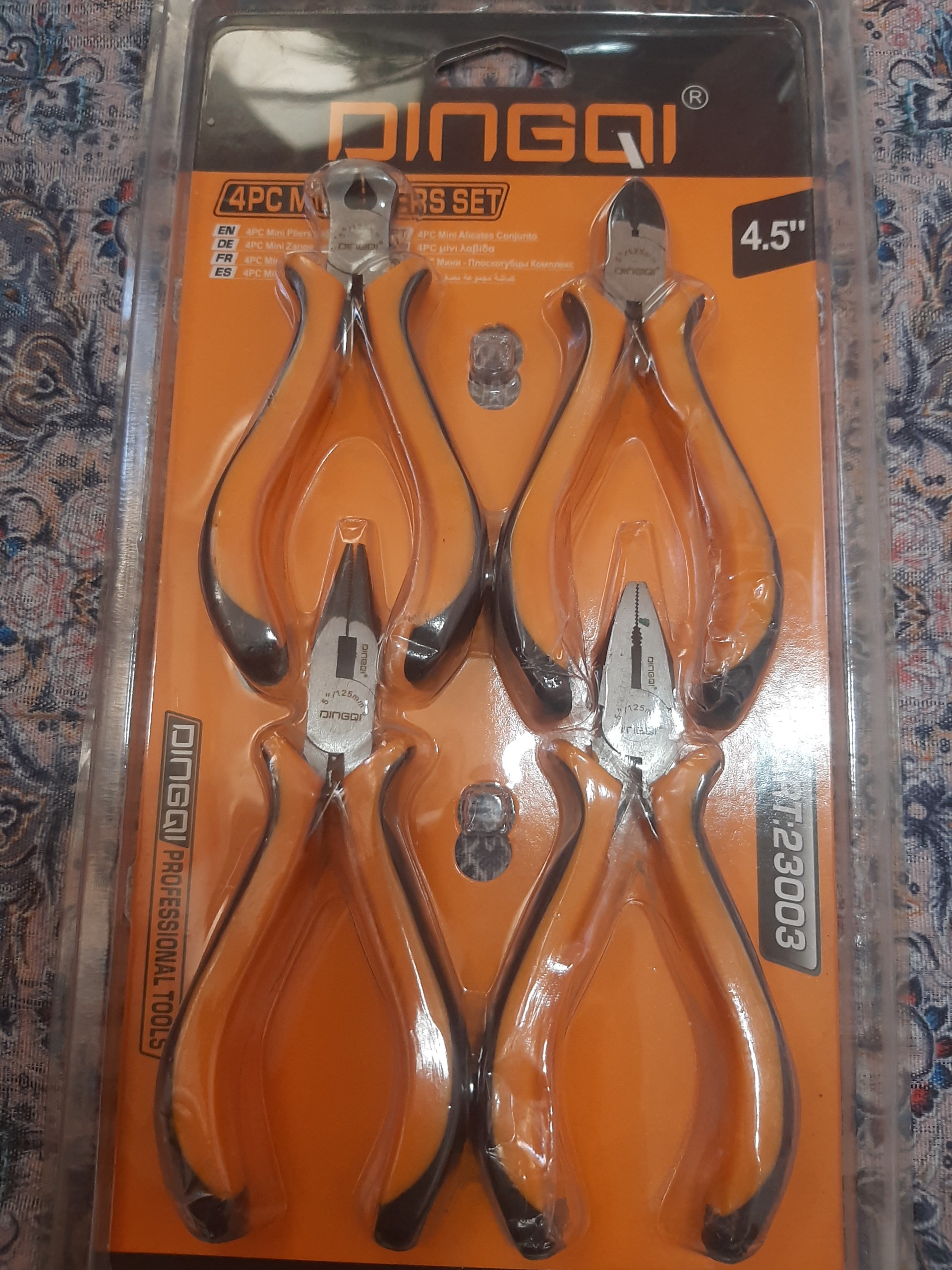 انبر ست دینگشی 4.5"