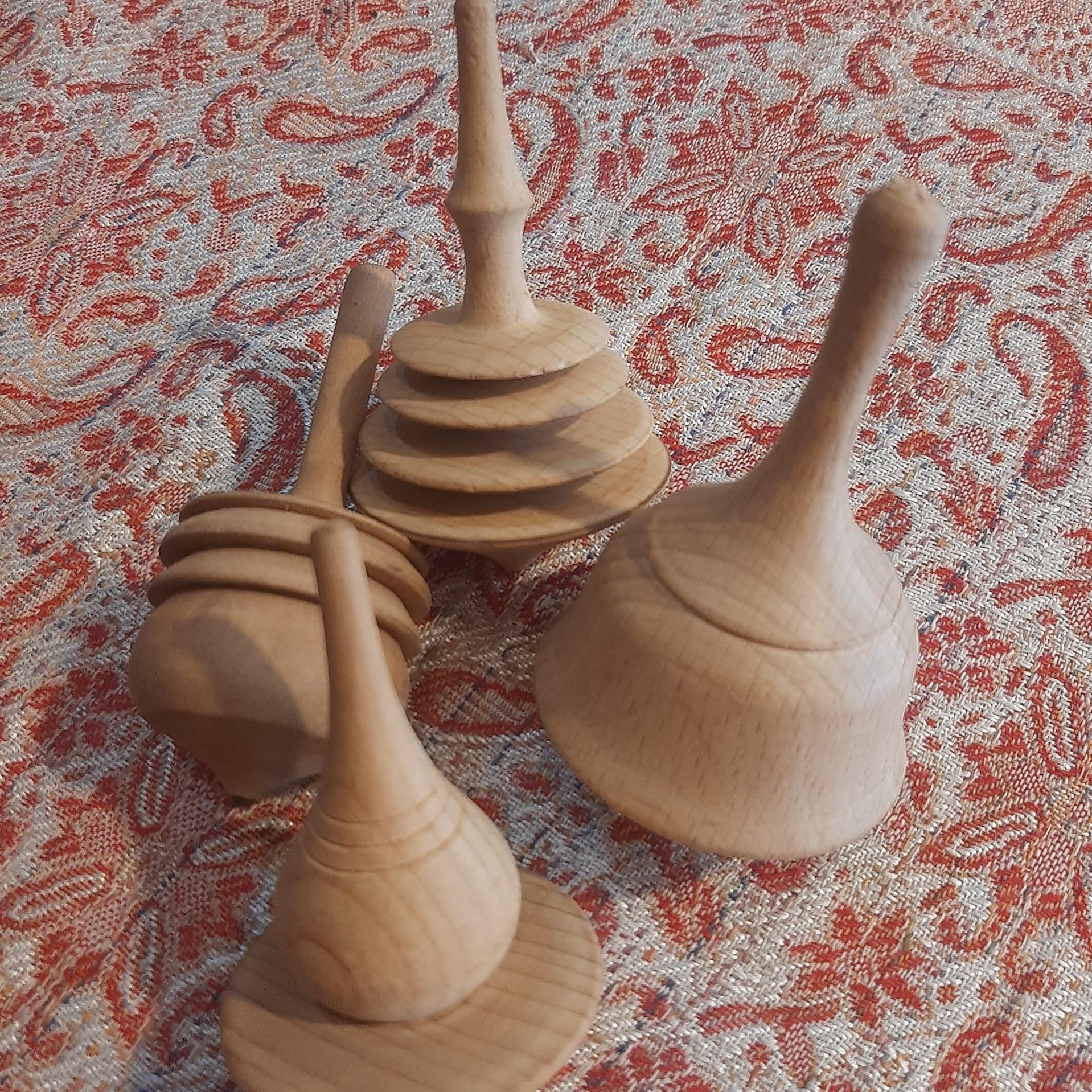 فرفره چوبی چرخش سریع و طولانی