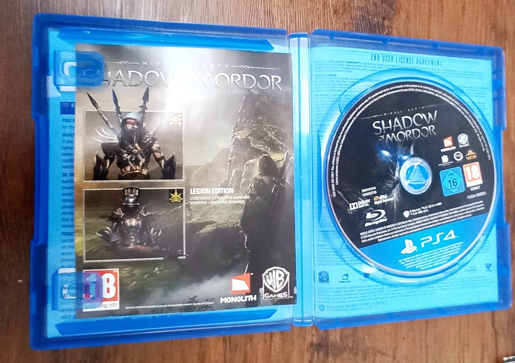 SHADOW OF MORDOR / GAME PS4