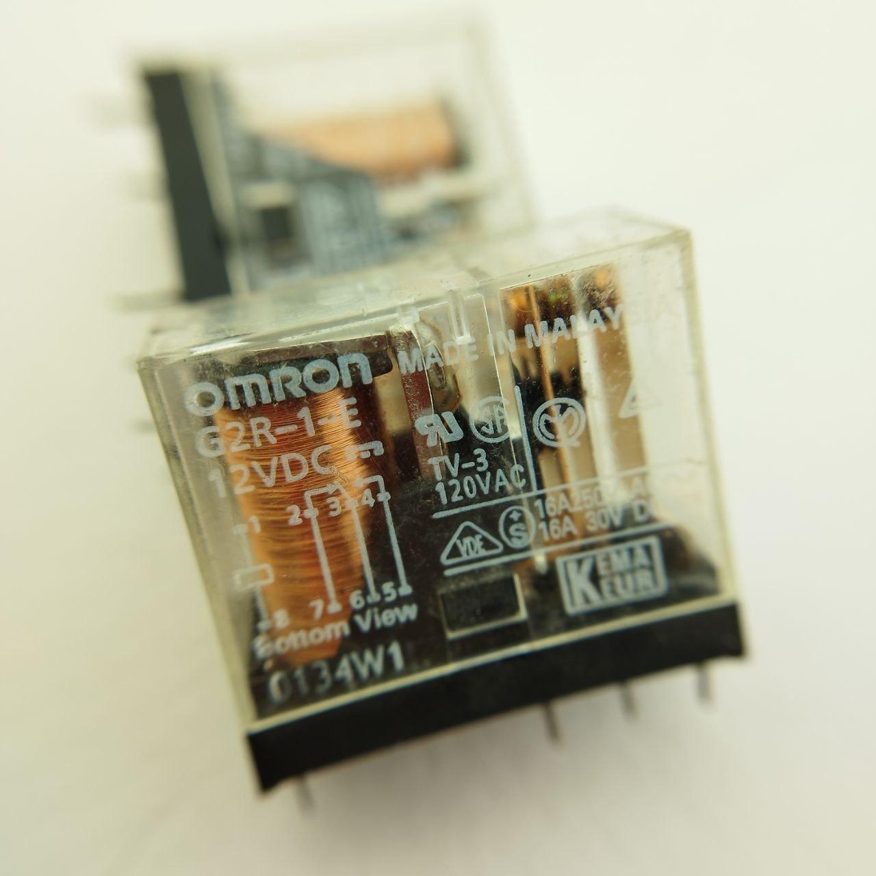 رله 8 پین آمرون 12 ولت