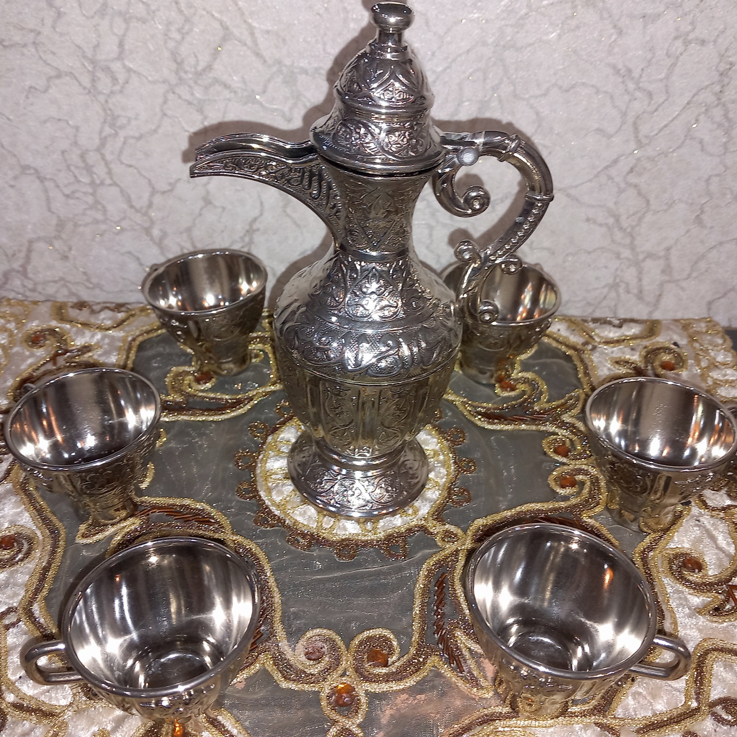 سوپر کلکسیونی سلطنتی جام و 6 عدد گیلاس کم نظیر