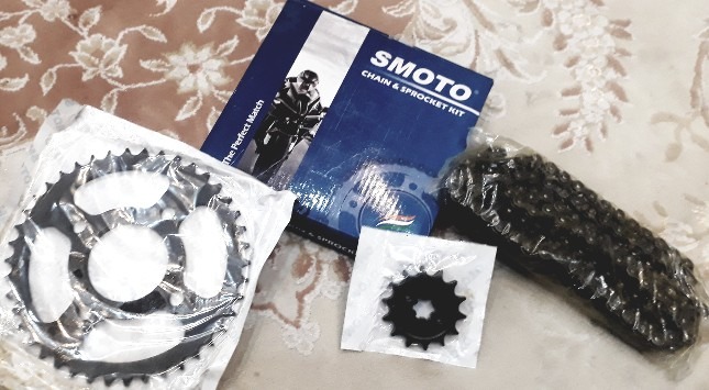 پک کامل تسمه ویا زنجیر چرخ و2عدد خورشیدی عقب وجلو