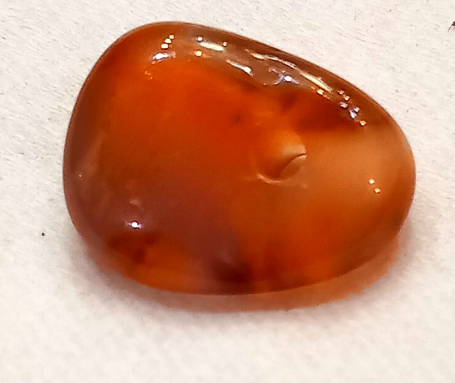 مهره سنگ عقیق سلیمانی بینظیر