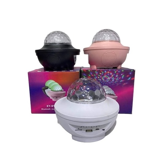 چراغ خواب کهکشانی و اسپیکر بلوتوثی مدل XY-918