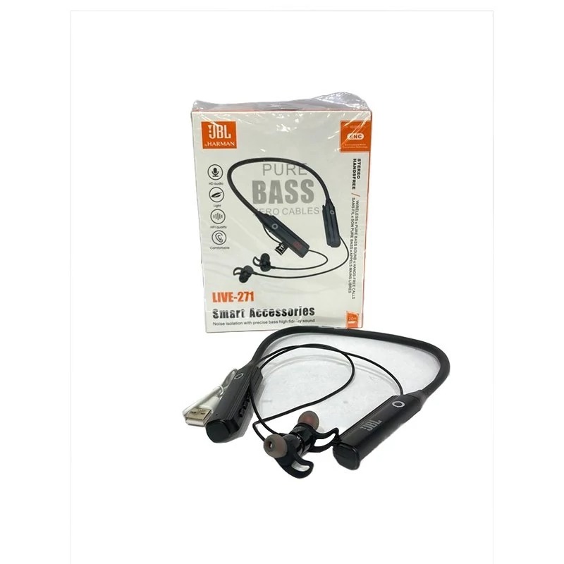 هندزفری گردنی طرح jbl مدل live-271
