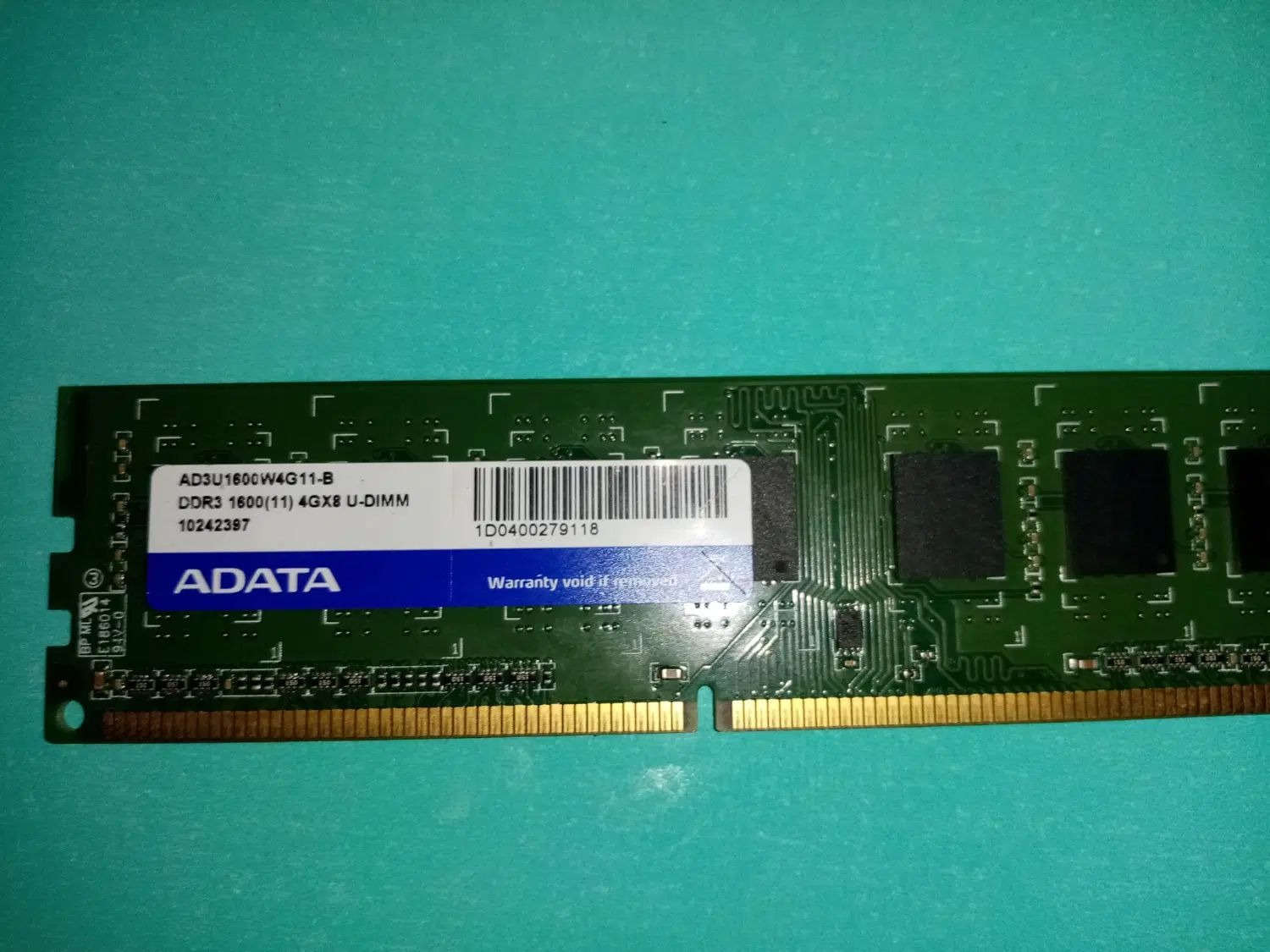4 عدد رم 4 گیگابایت-DDR3- پر سرعت