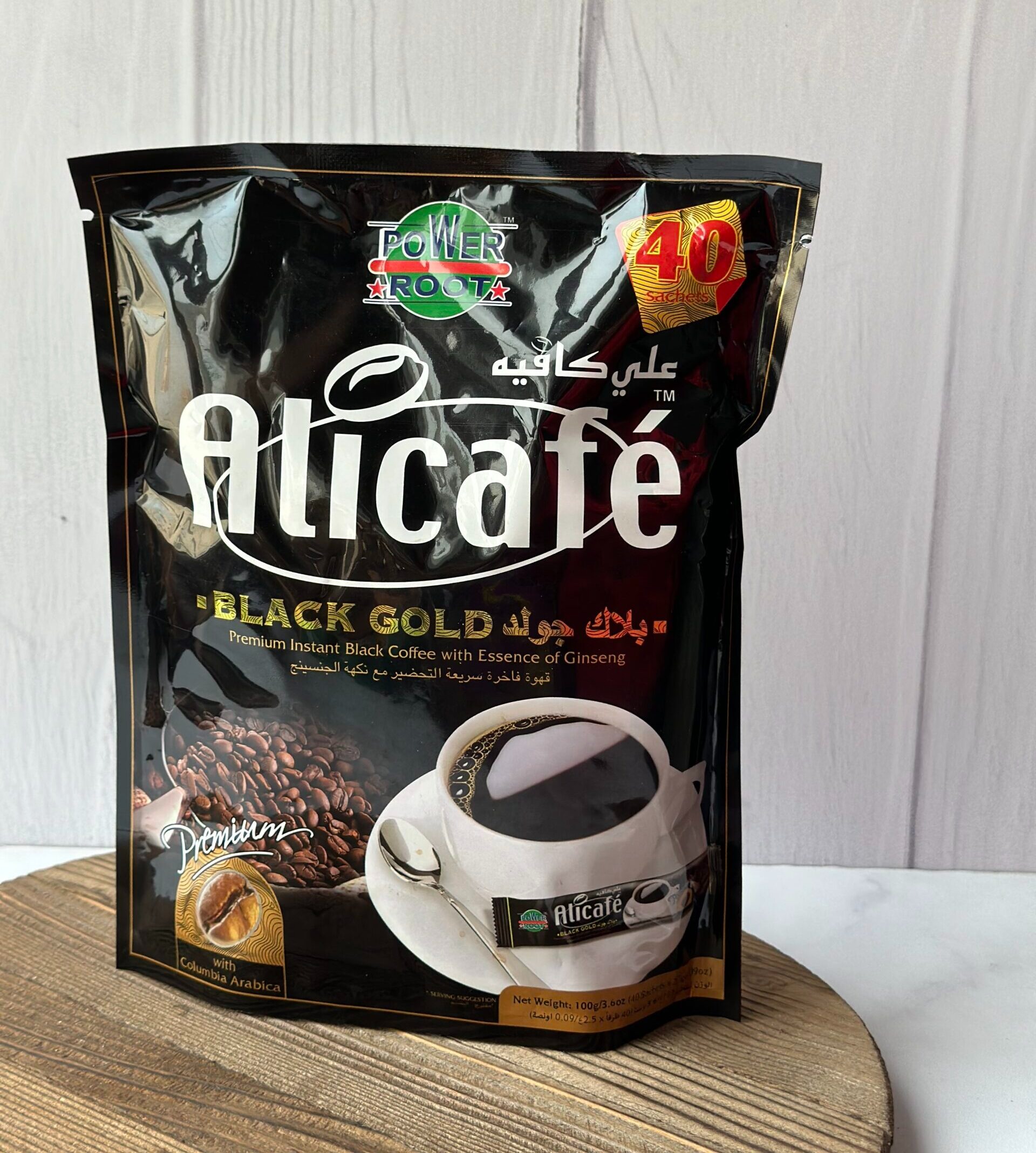 علی کافه بلک گلد اورجینال ALI CAFE BLACK GOLD