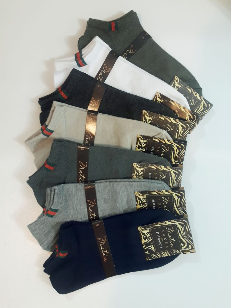 جوراب مچی مردانه اعلا طرح پرچم یک جین(12 جفت)