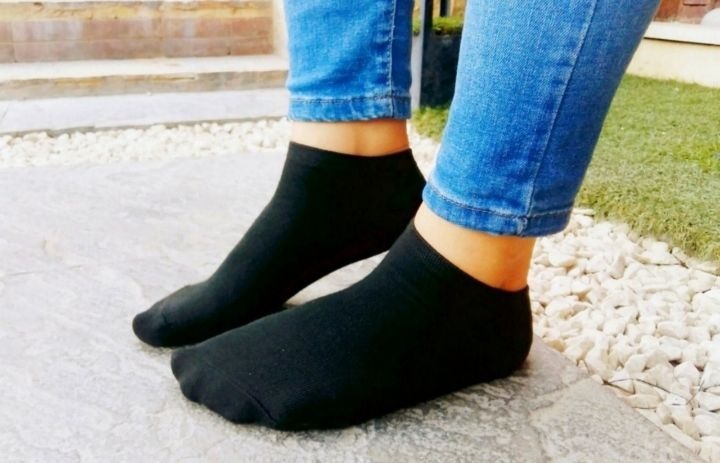 جوراب مچی زنانه مشک تک رنگ یک جین(12 جفت)