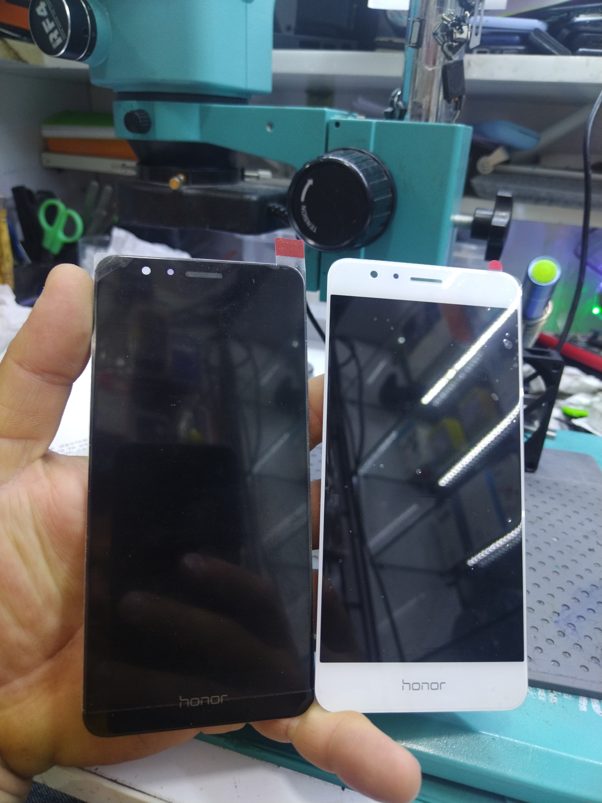 lcd honor8 سفید و مشکی