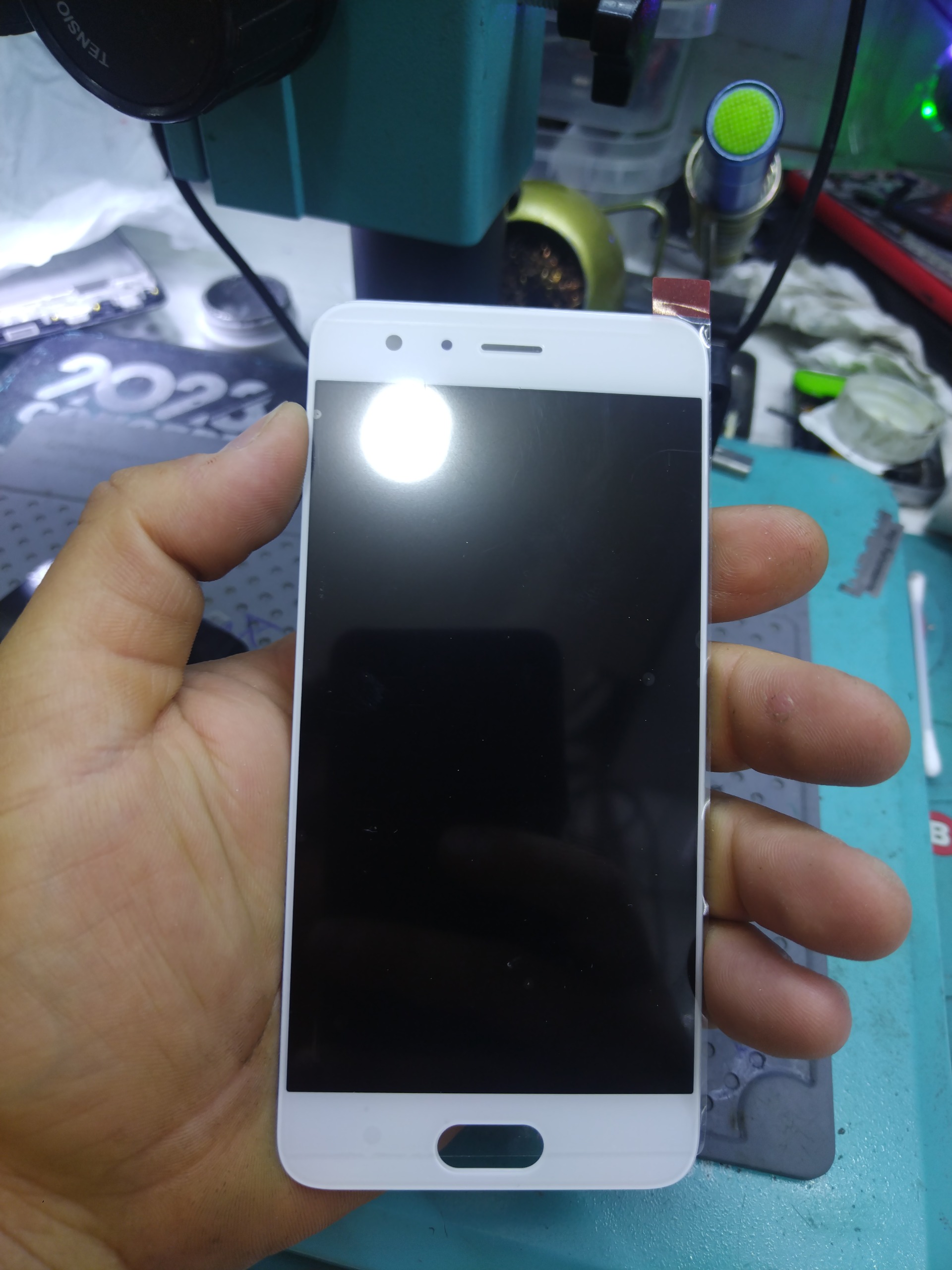 lcd honor 9 سفید مشکی طلایی