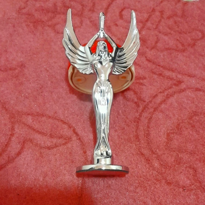 مجسمه پایه دار خاص فرشته بالدار (فلزی)