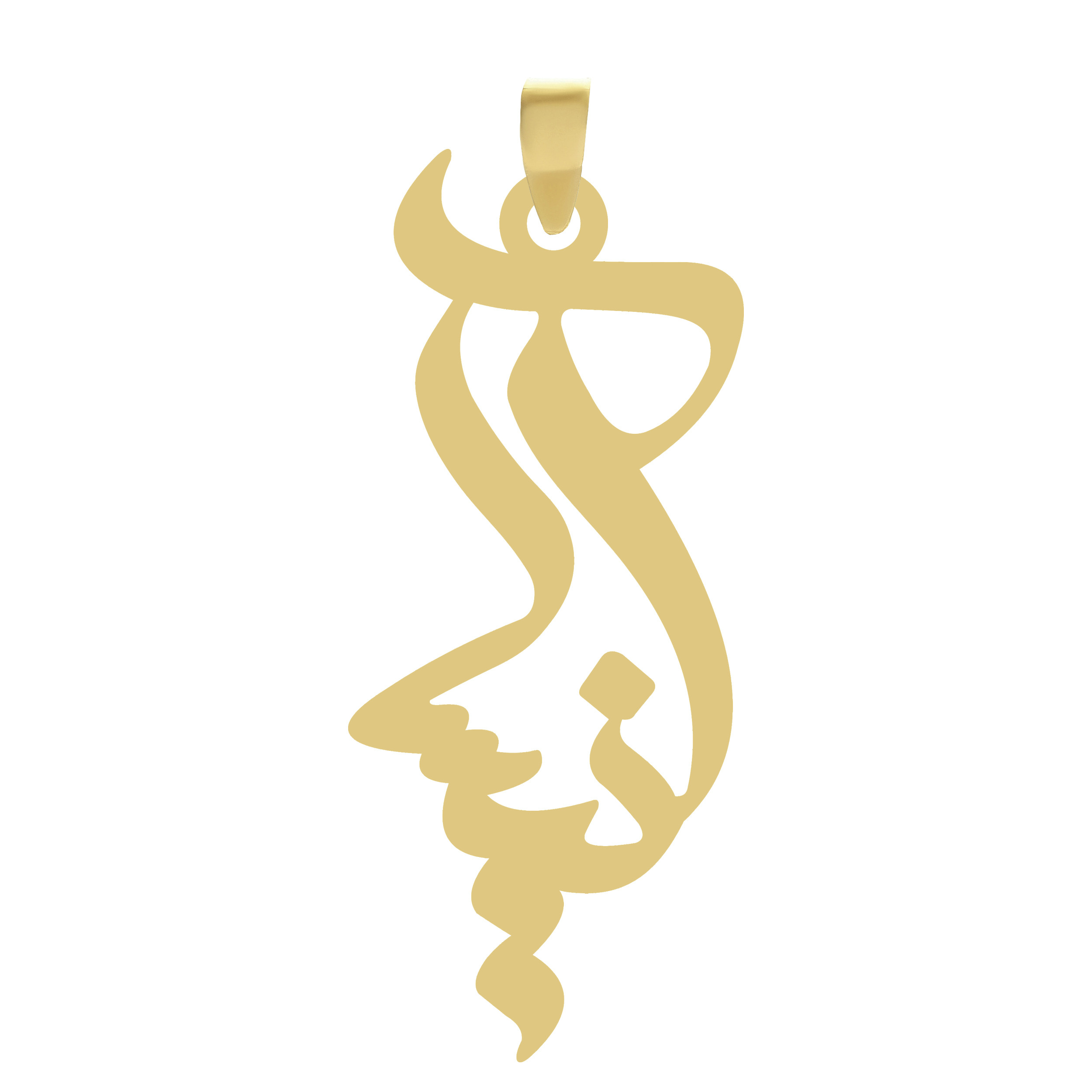 پلاک طلای 18 عیار مدل اسم آنیسا