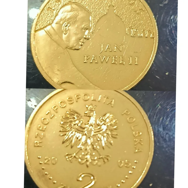 سکه دو2زلوتی لهستان پاپ2005