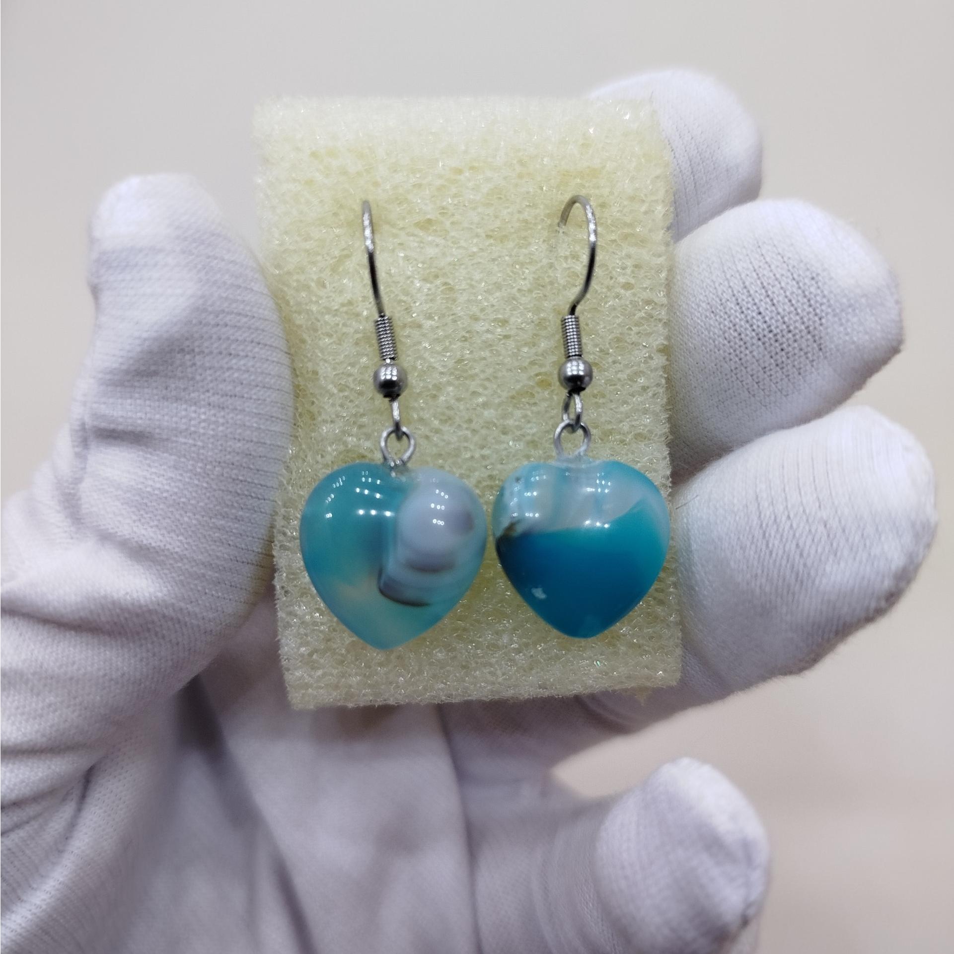 گوشواره سنگی قلب