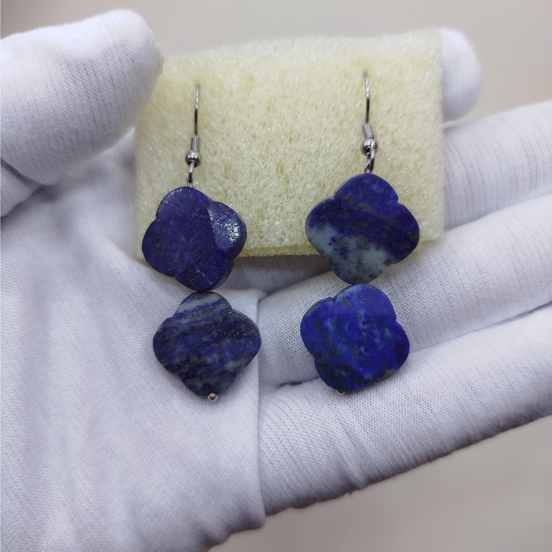 گوشواره سنگ طبیعی ونکلیف