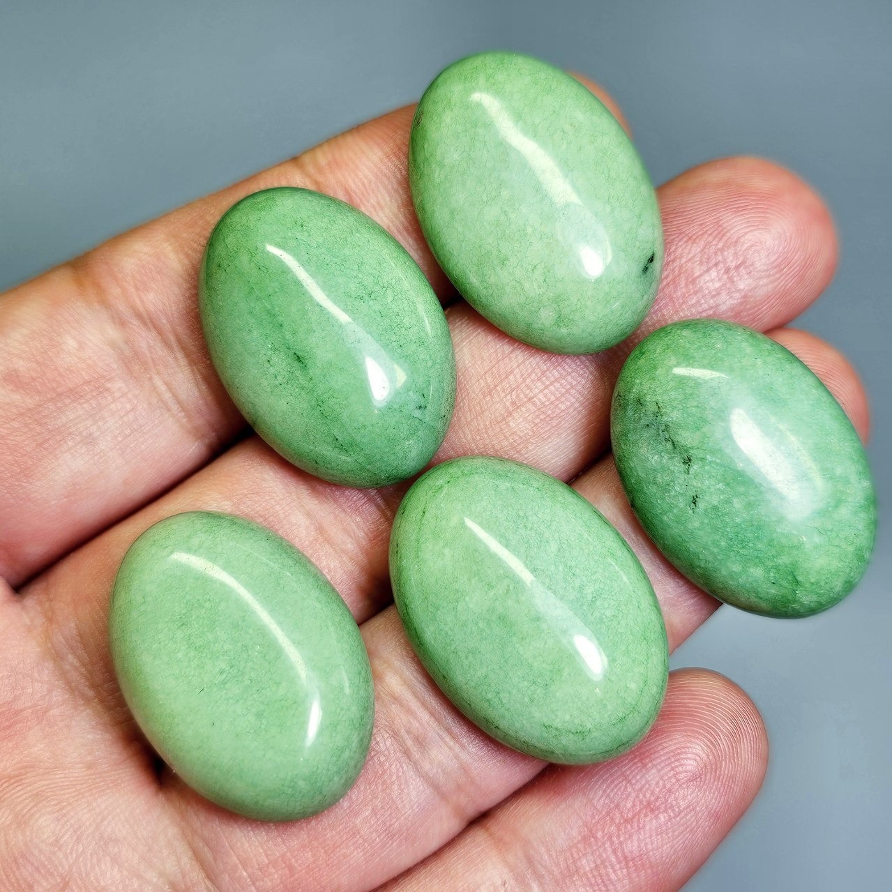 پک 5 عددی نگین سنگ اونتورین معدنی کد G81077