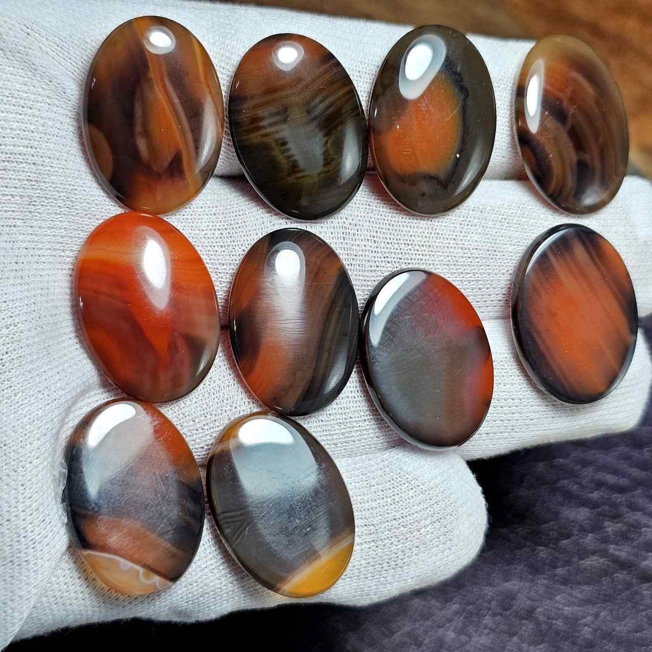 پک 10 عددی سنگ عقیق معدنی کد G81190