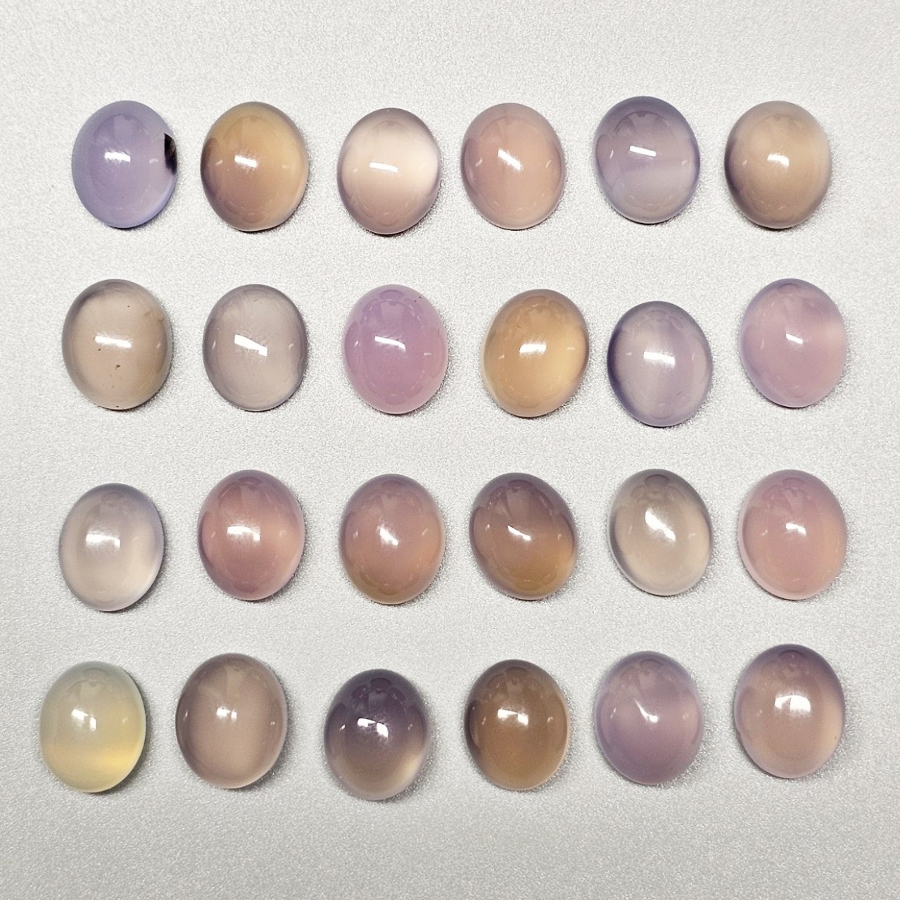  پک 24 عددی نگین عقیق سوسنی - کبود معدنی کد G81221