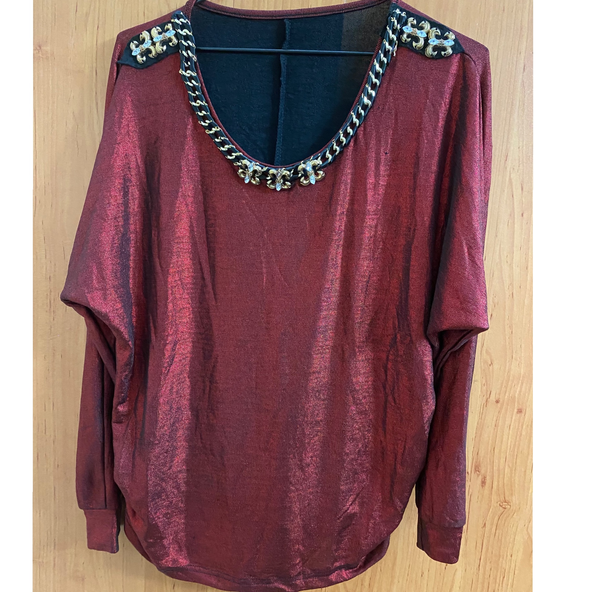 شومیز قرمز اسپرت