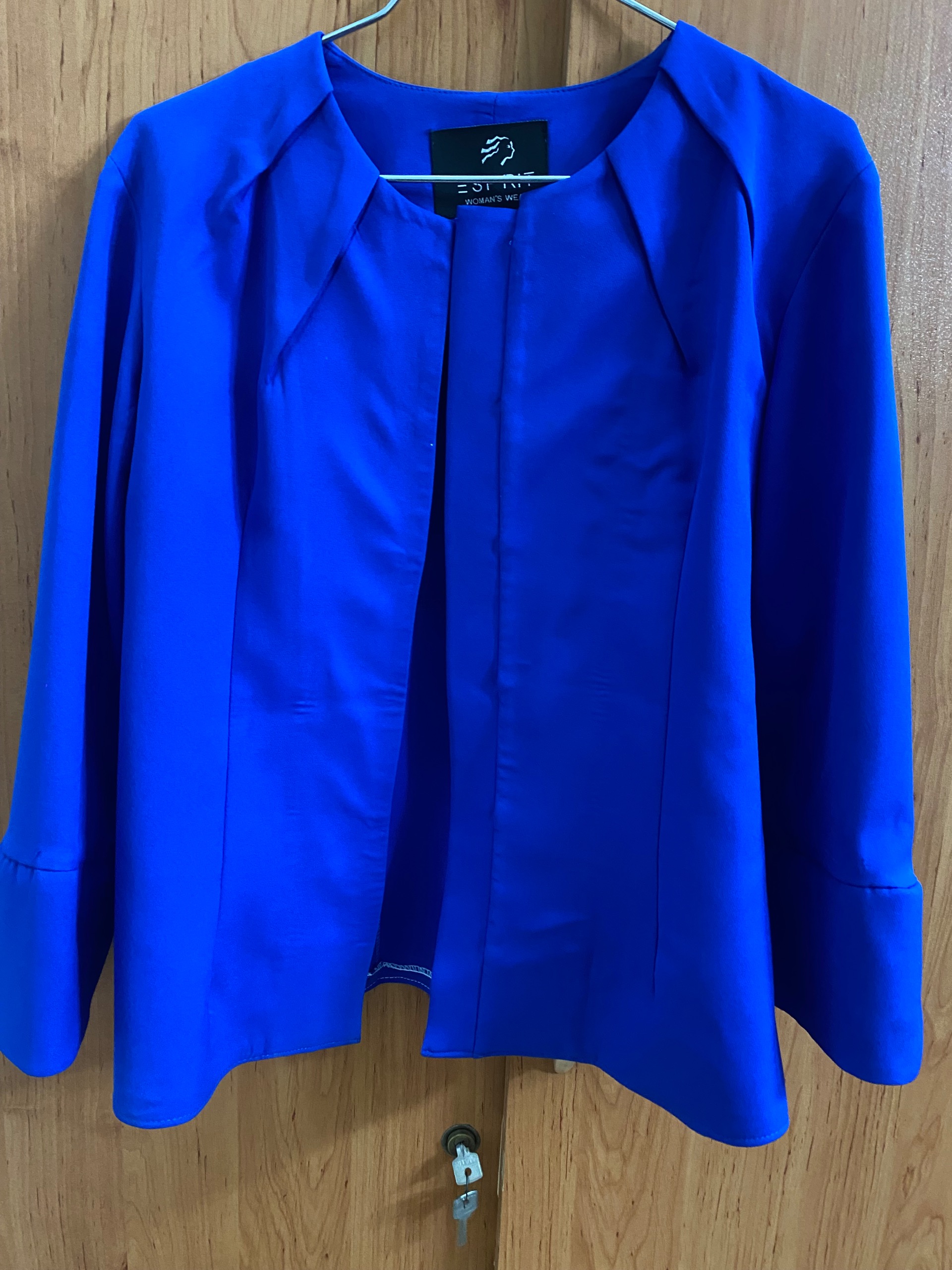 کراپ کت آبی کاربنی سایز 42