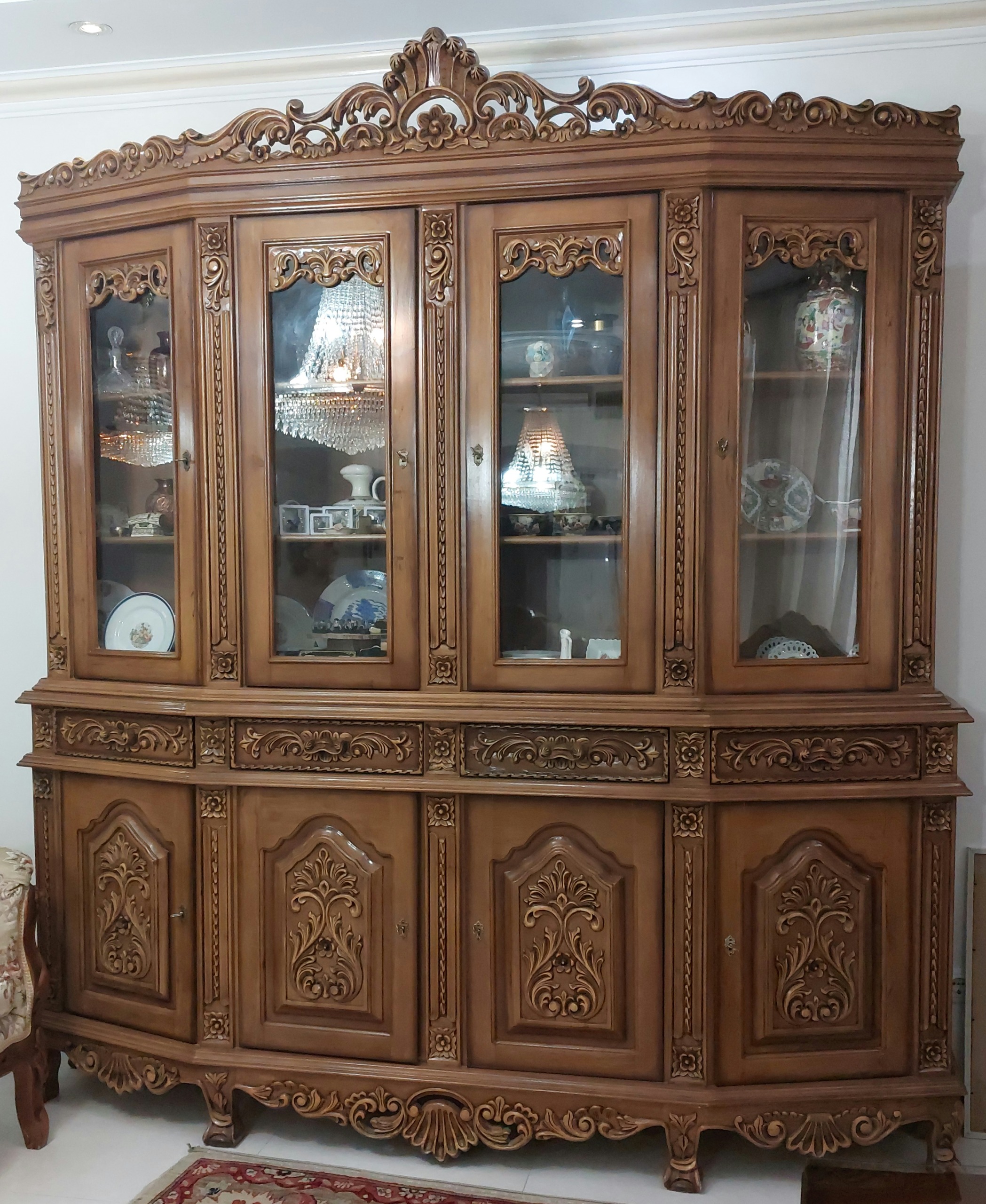 بوفه چوب گردو