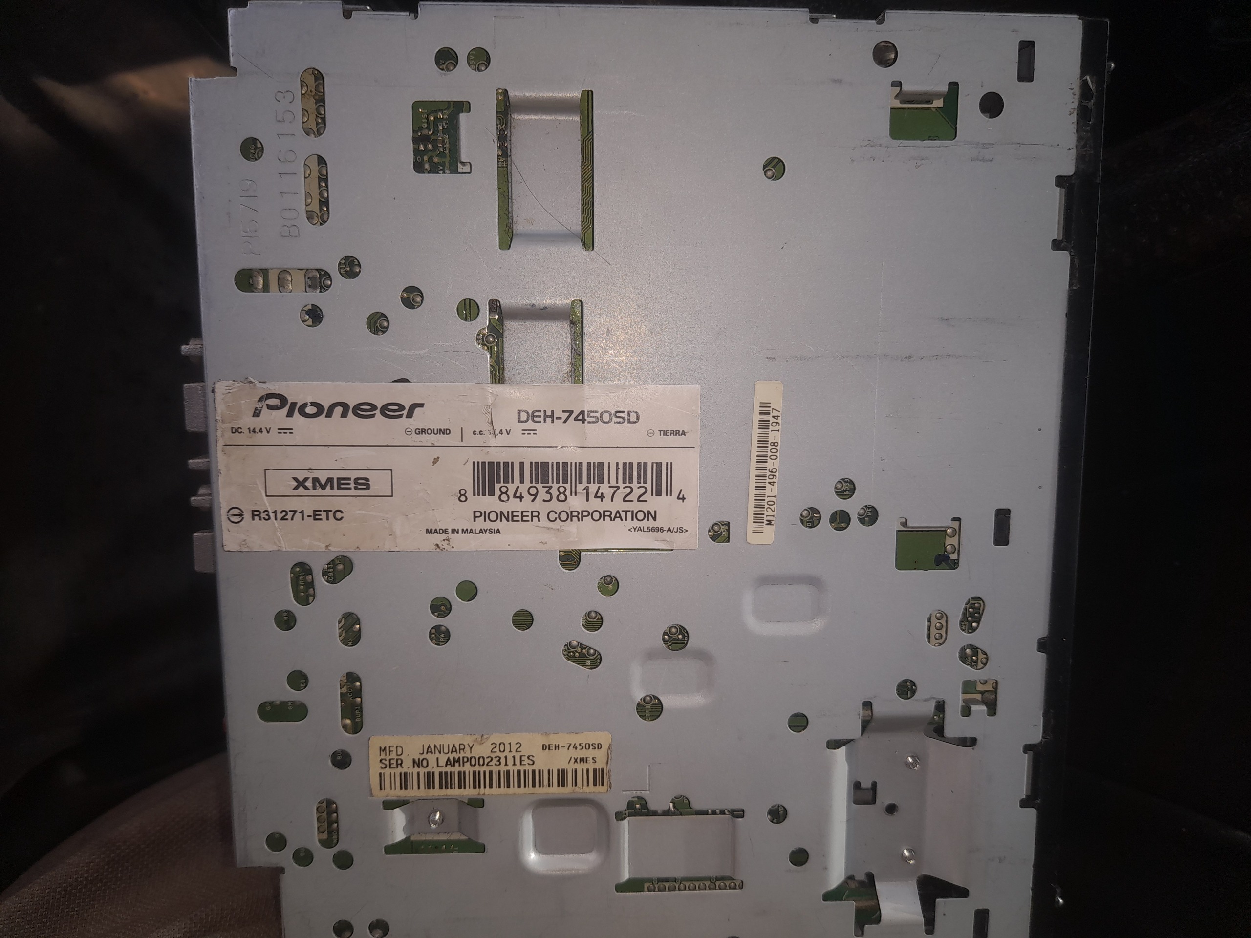 پخش پایونیر 7450 sd