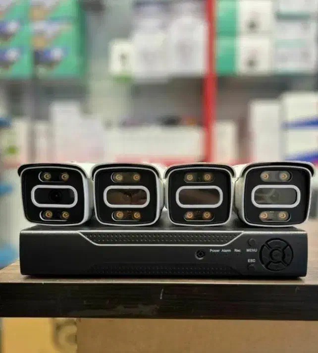 پکیج دوربین مداربسته/دیددرشب رنگی/دستگاه پیشرفته