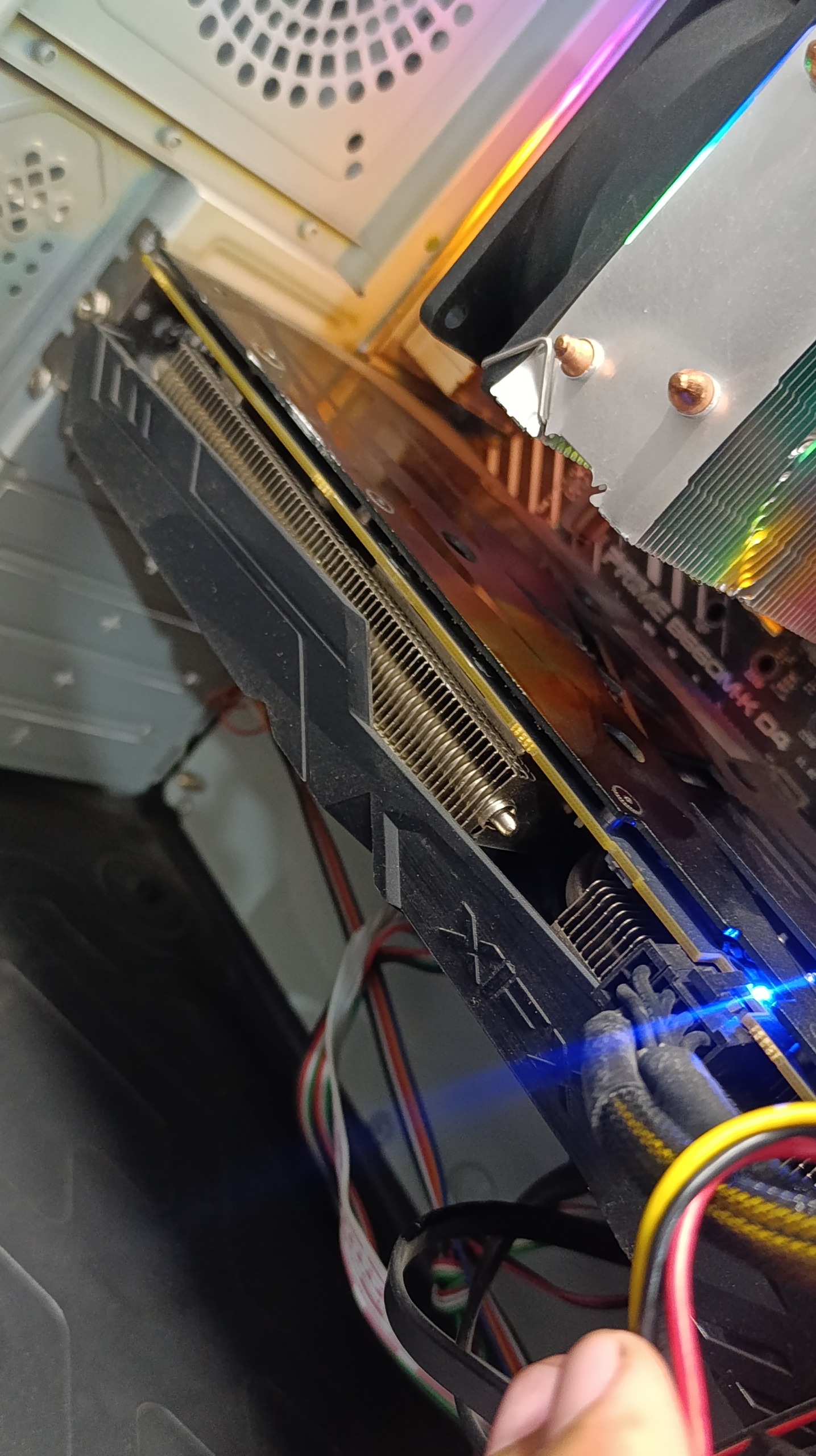 کارت گرافیک rx 590 3 fan پلمپ