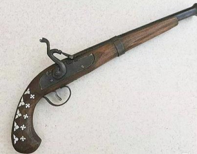 تپانچه دست ساز دکوری کلکسیونی