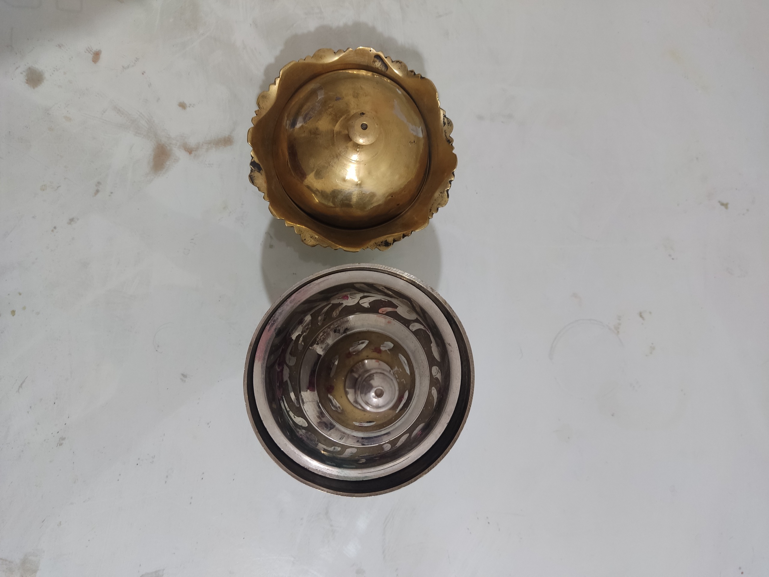 قندان هندی برنجی