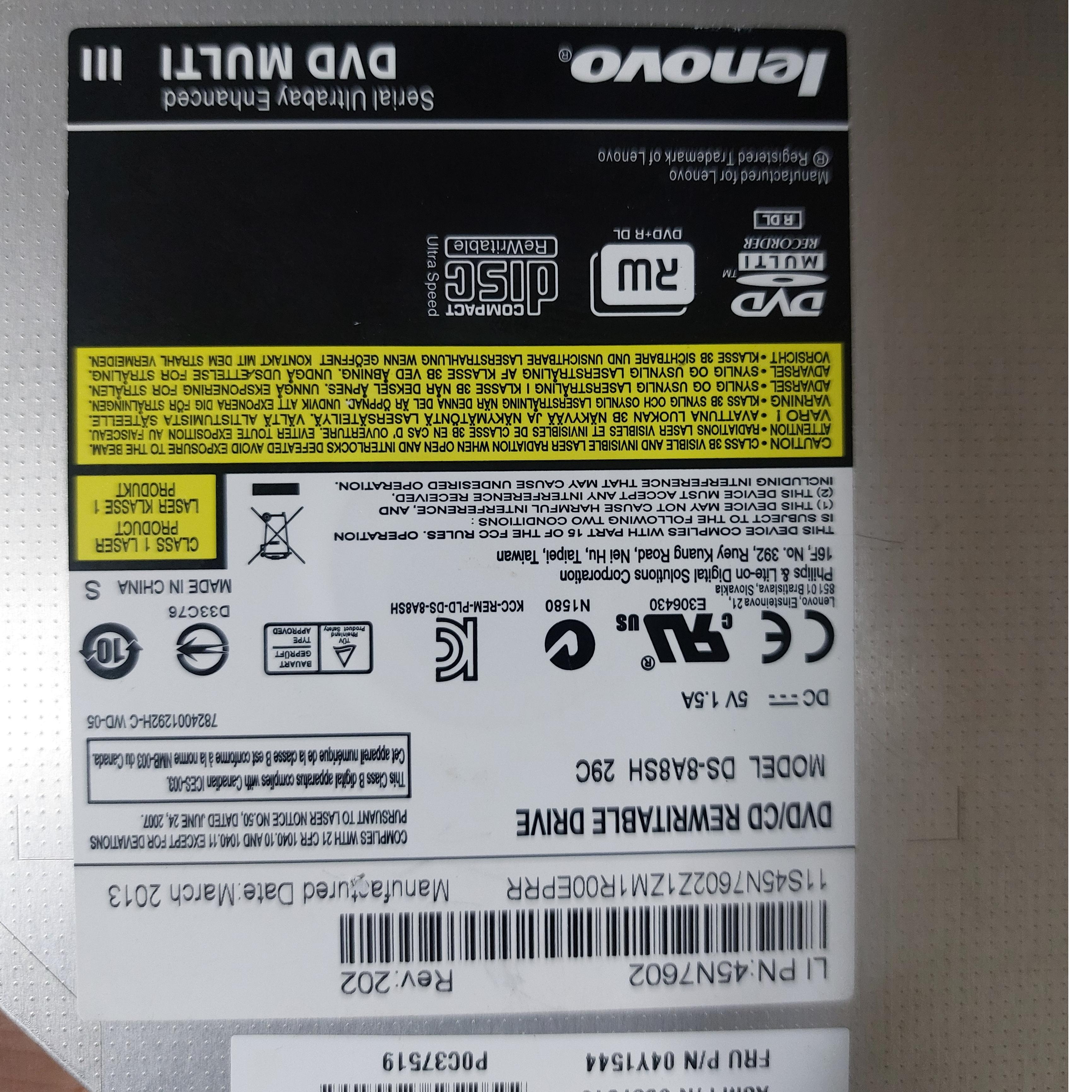 dvd writer اصل لپ تاپ لنوو thinkpad t 430