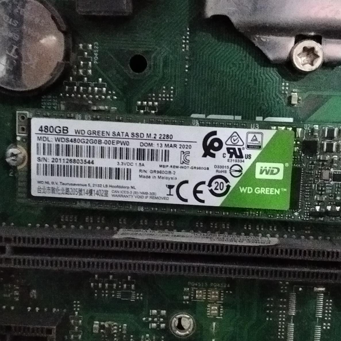 هار ssd m2 480gig