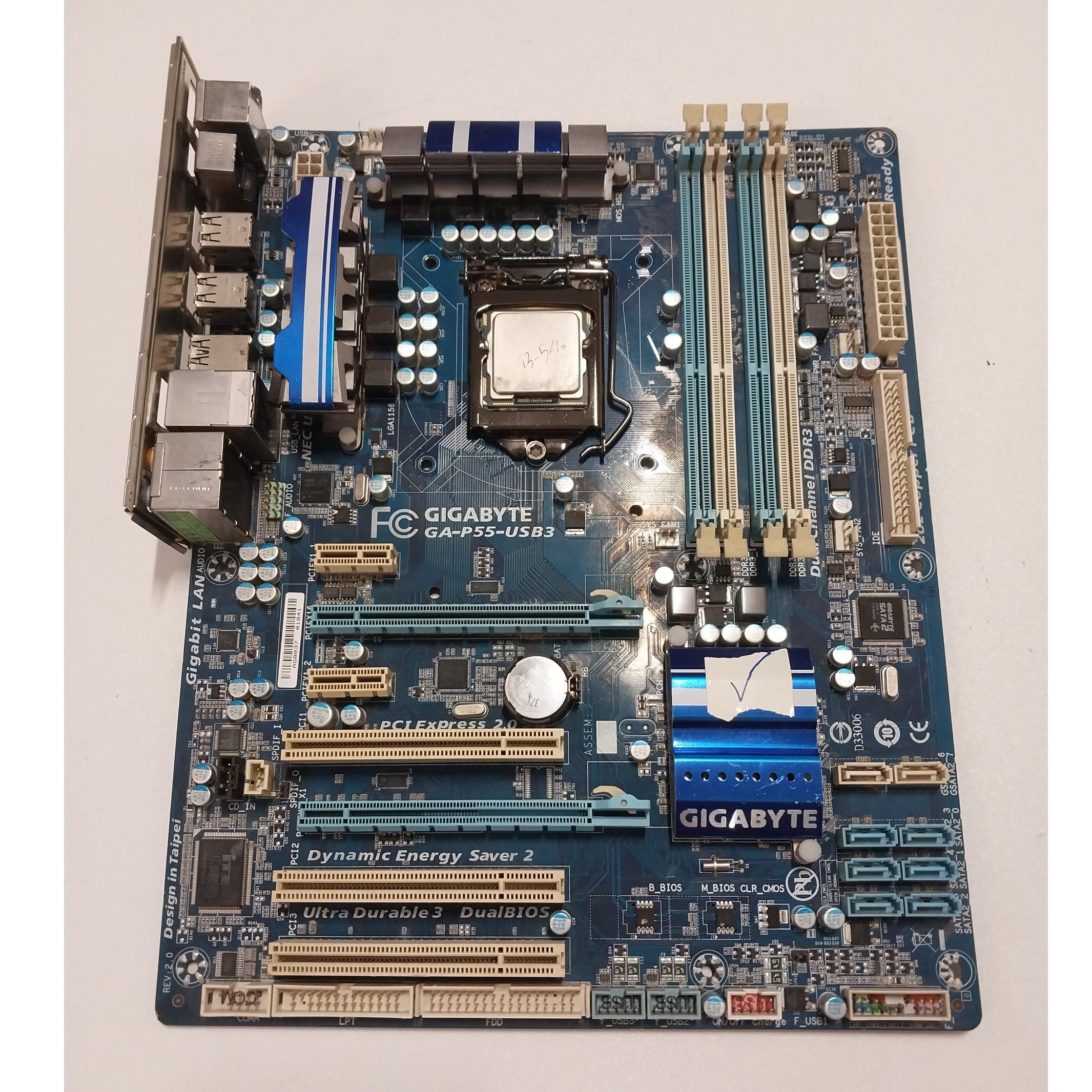 باندل Gigabyte P55-USB3 و i3-540