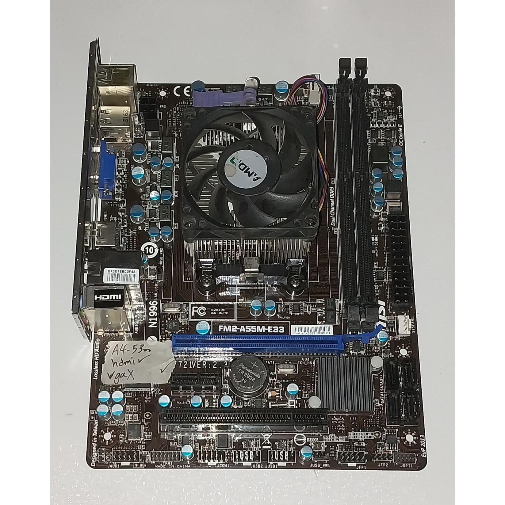 باندل A55 Msi و A4-5300