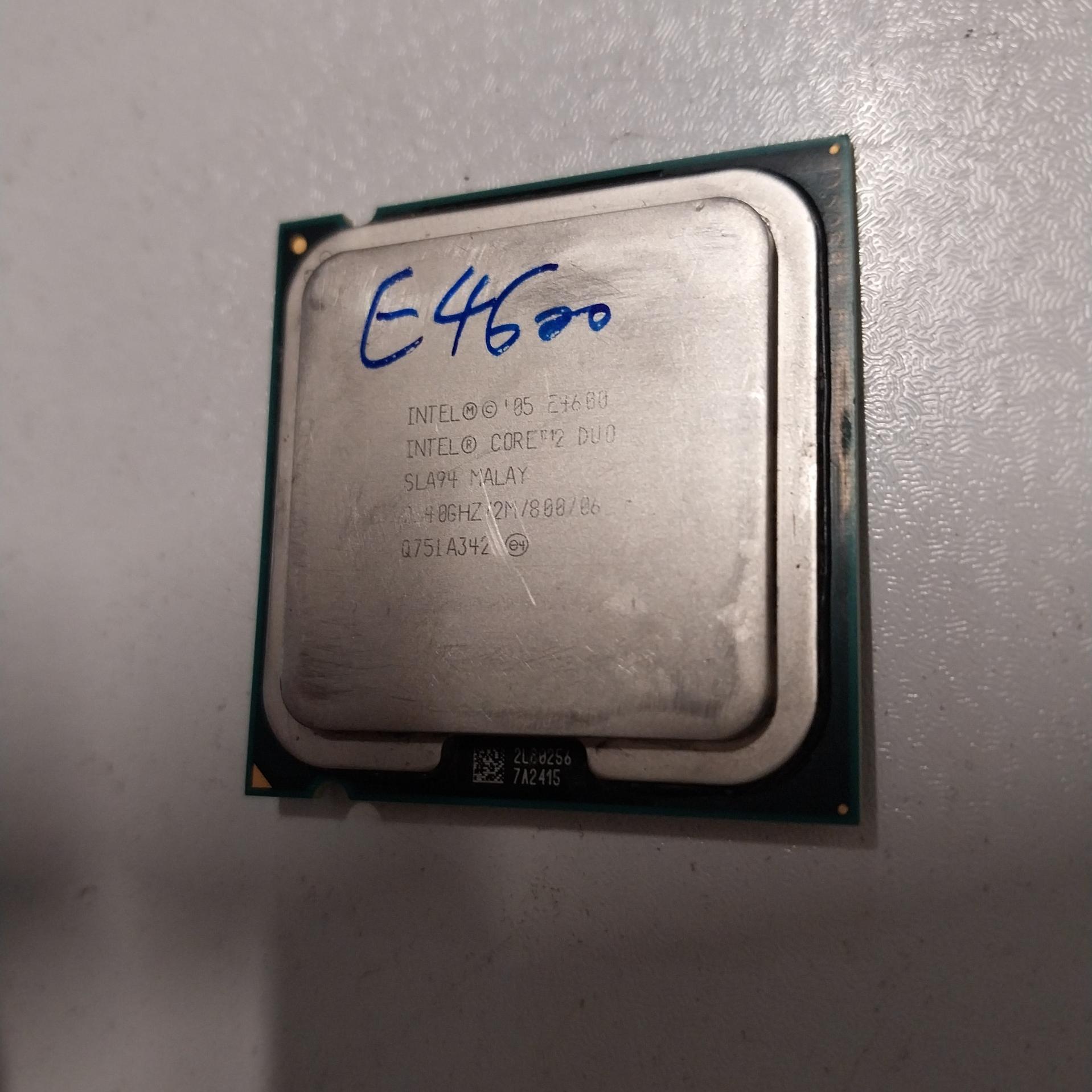 Cpu intel E4600