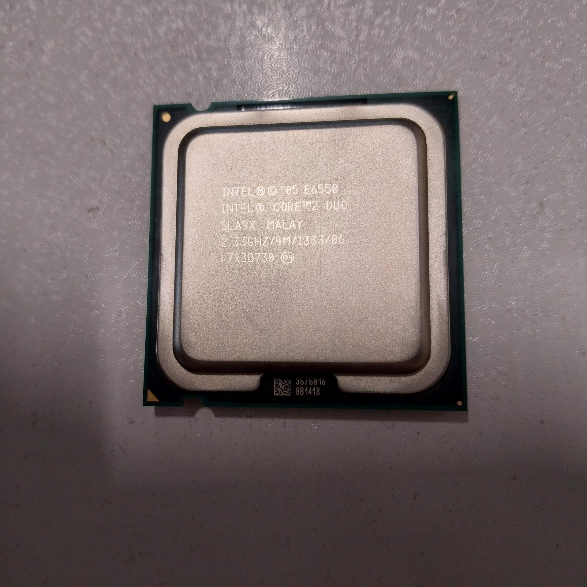 Cpu intel E6550