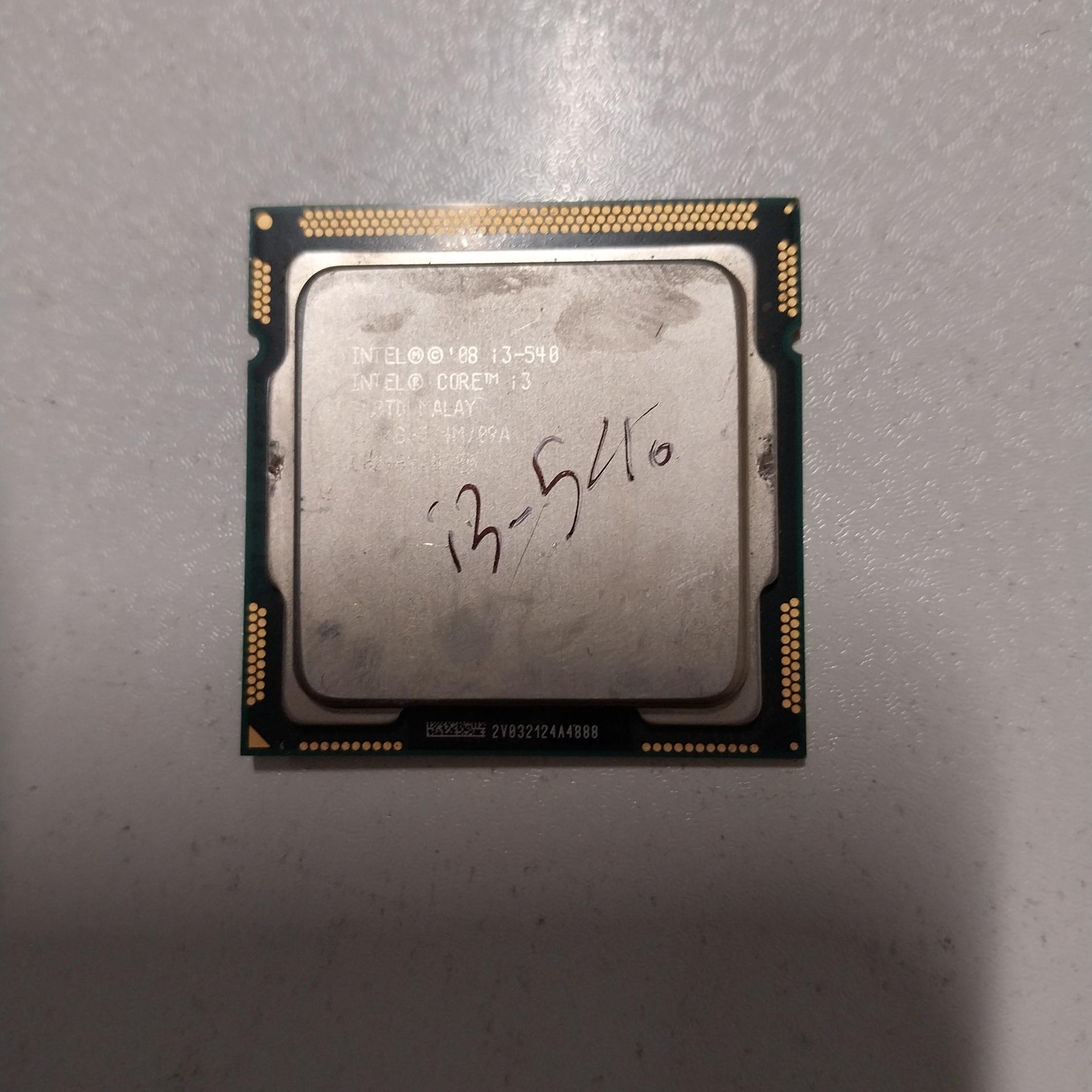 Cpu intel core i3-540