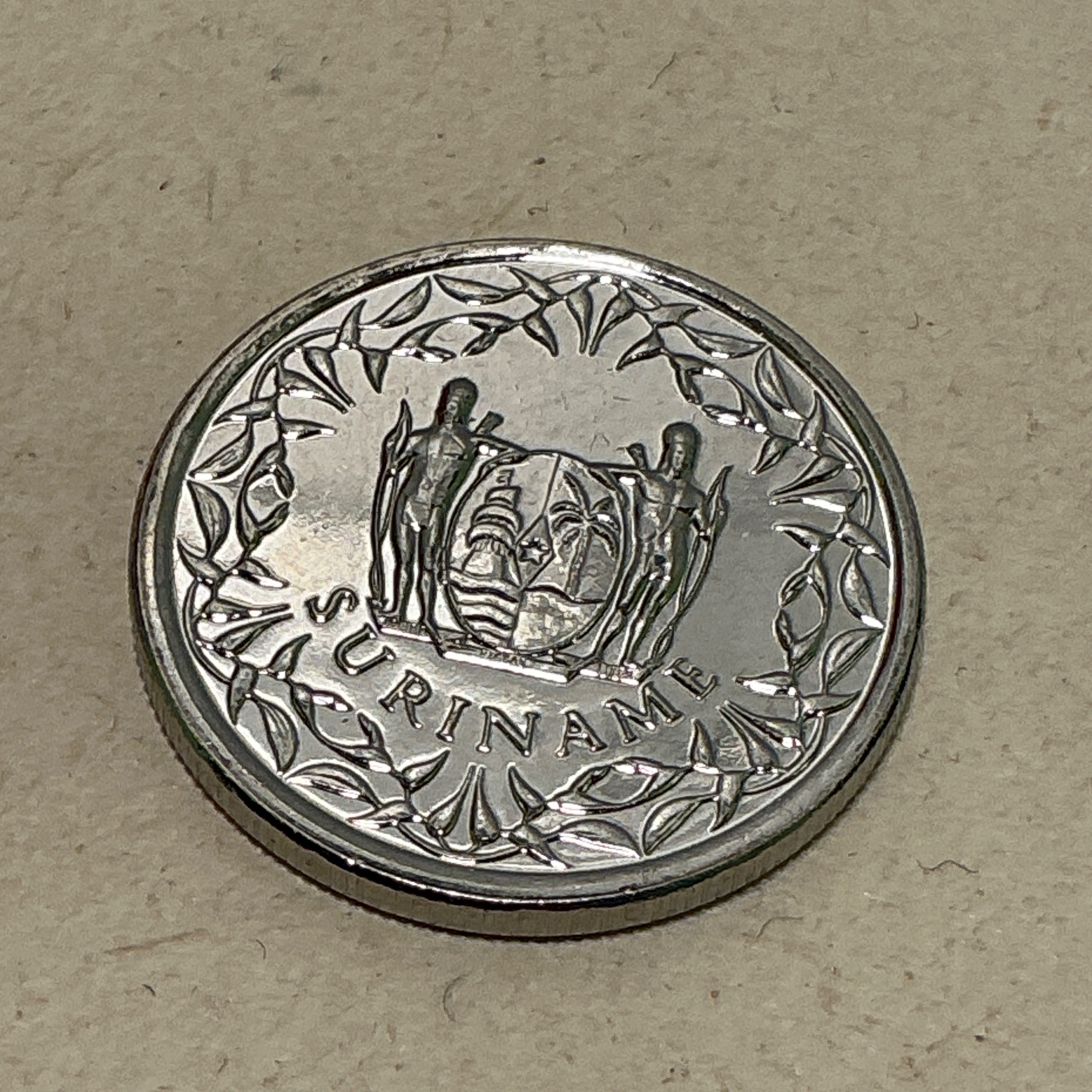 سکه خارجی 25 سنت سورینام