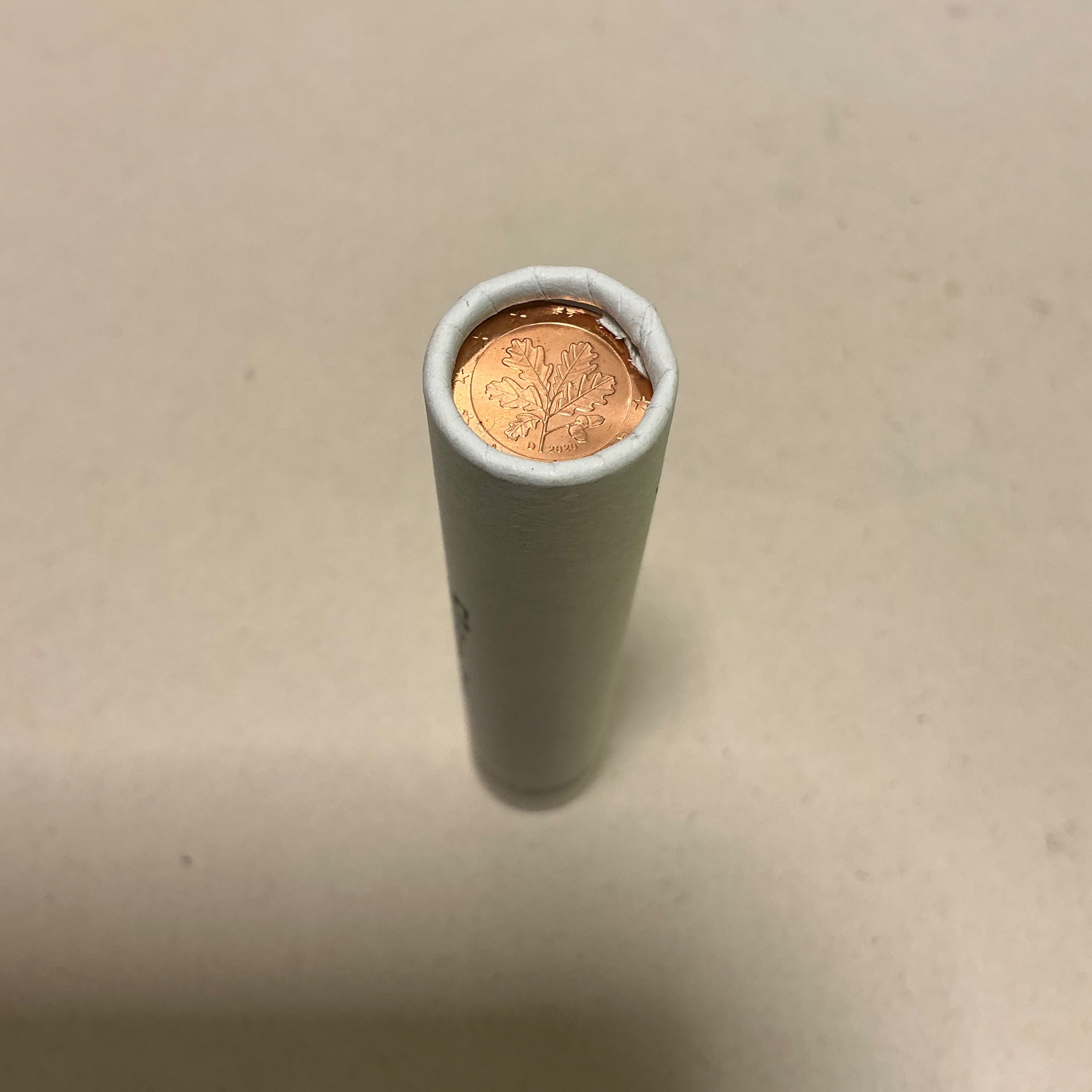 رول سکه خارجی 1 سنت یورو بانکی 2020