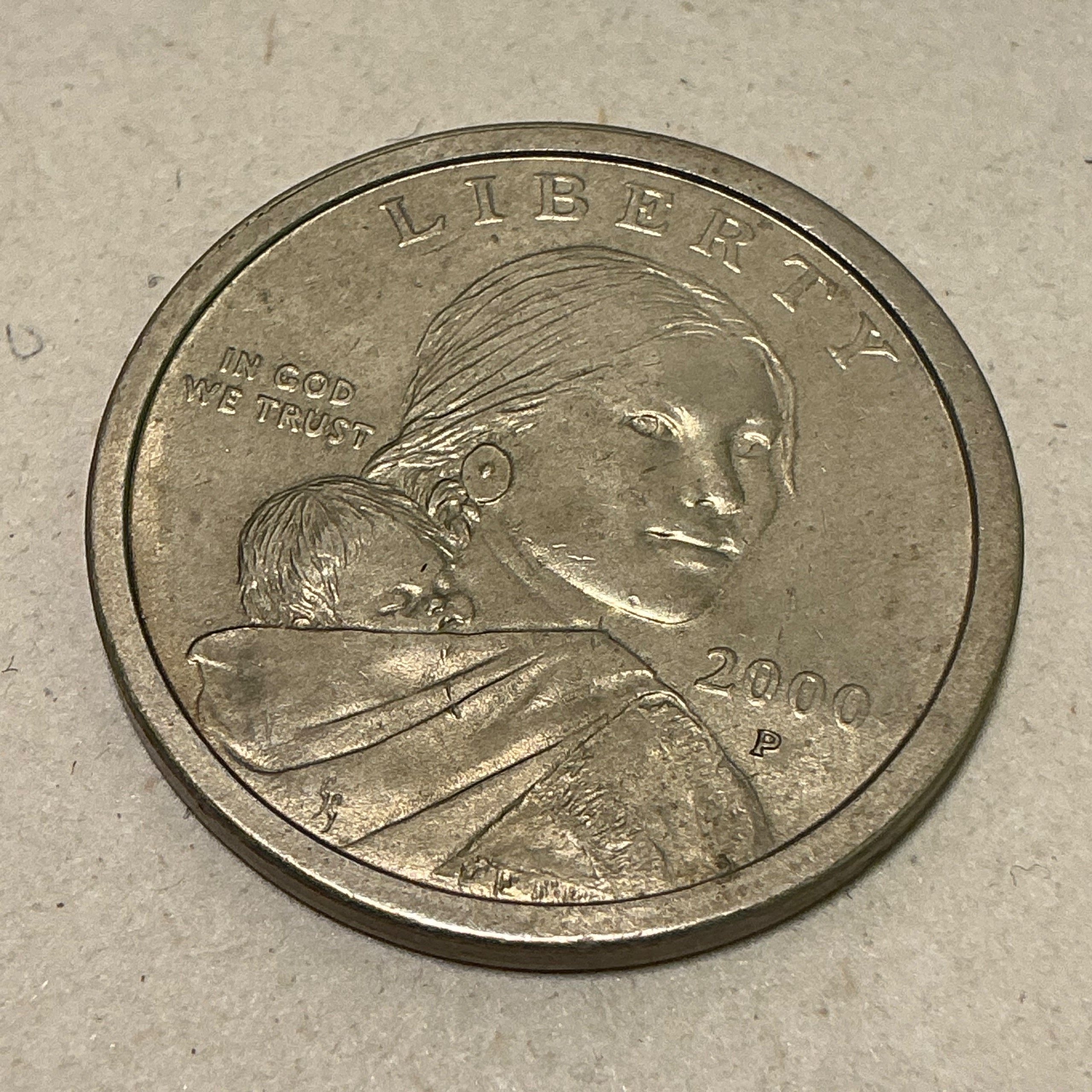سکه خارجی 1 دلار امریکا بومی 2000