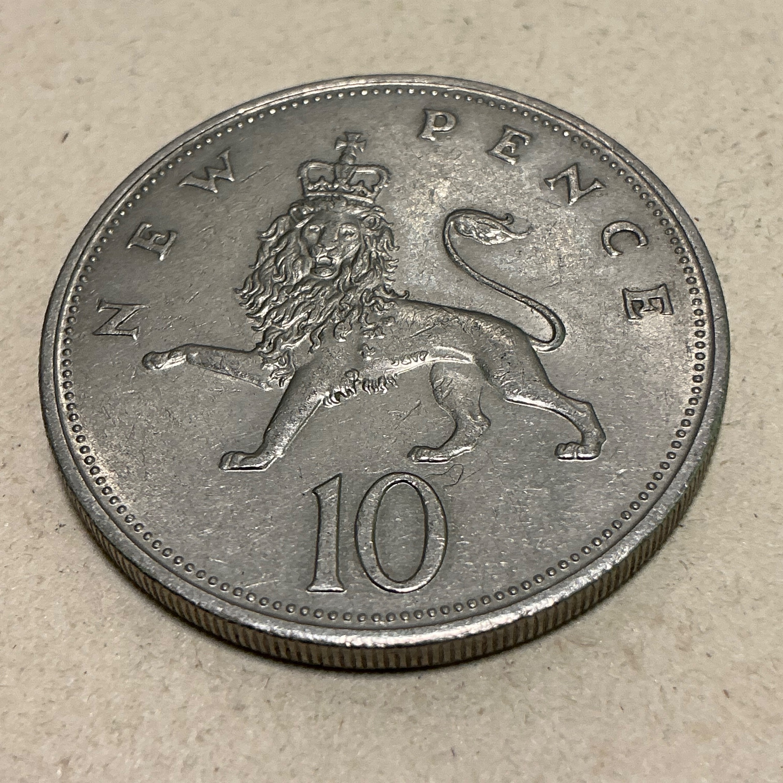 سکه خارجی 10 پنی الیزابت انگلستان