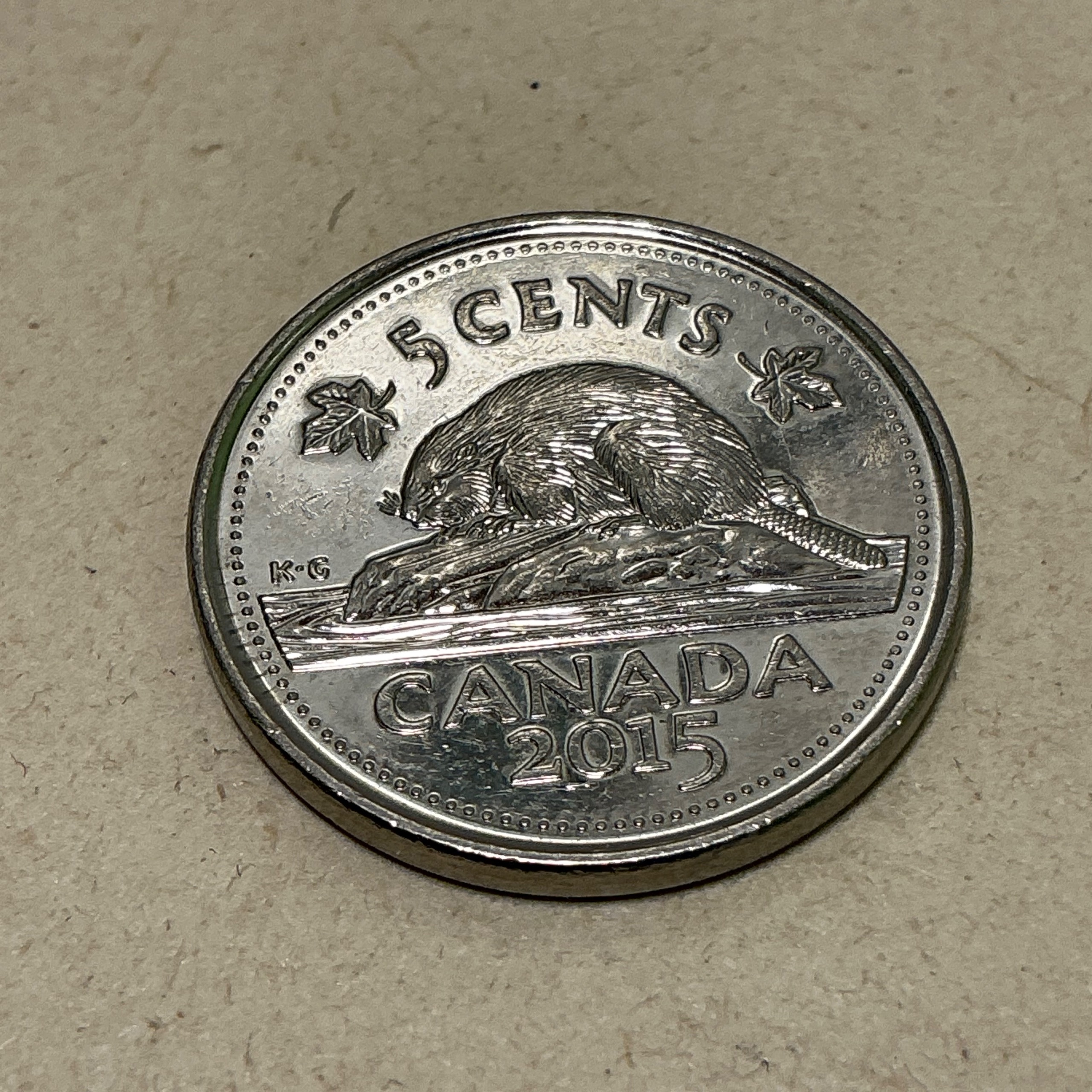 سکه خارجی 5 سنت کانادا