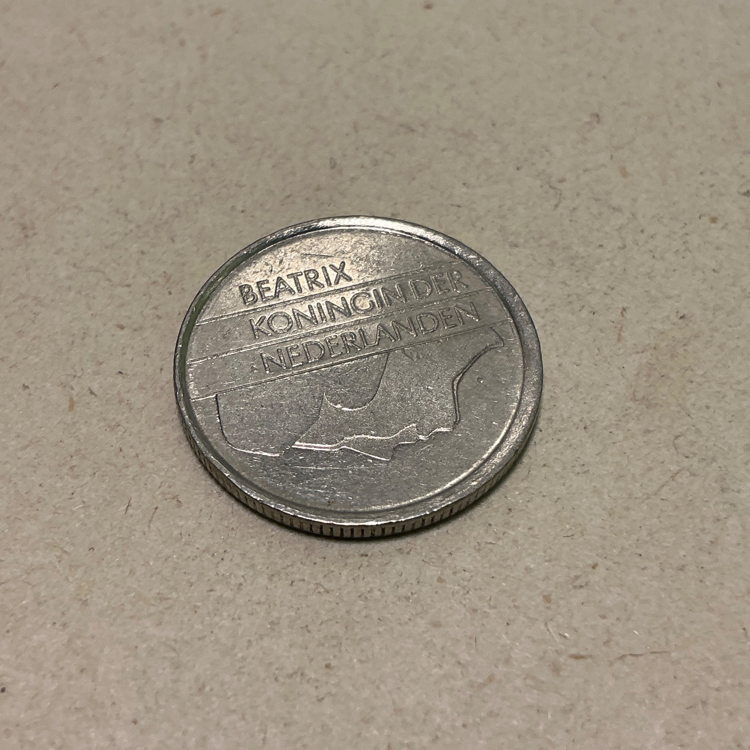 سکه خارجی 25 سنت هلند