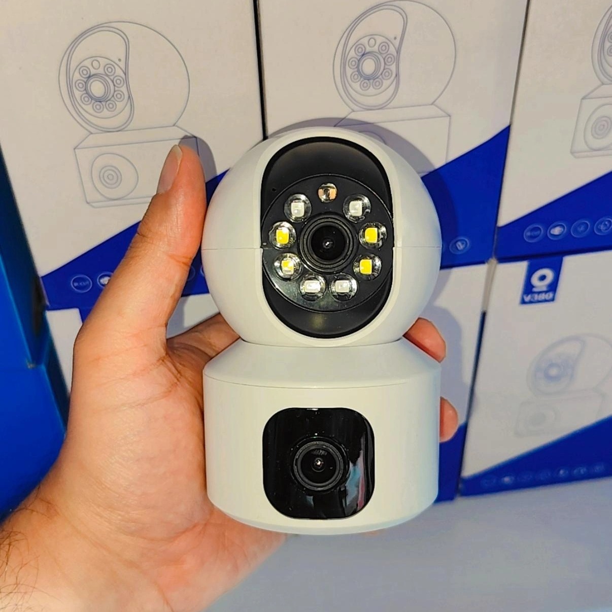 دوربین سیمکارتی بیبیکم دو لنز V380