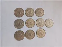 10عددسکه