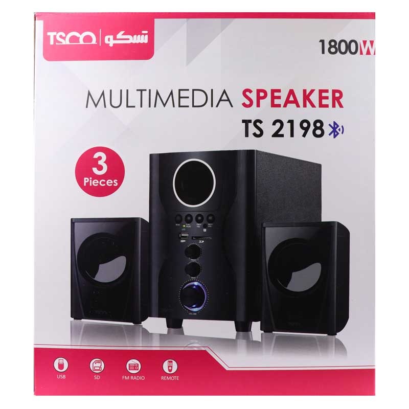 اسپیکر بلوتوثی دسکتاپ تسکو مدل TS 2198