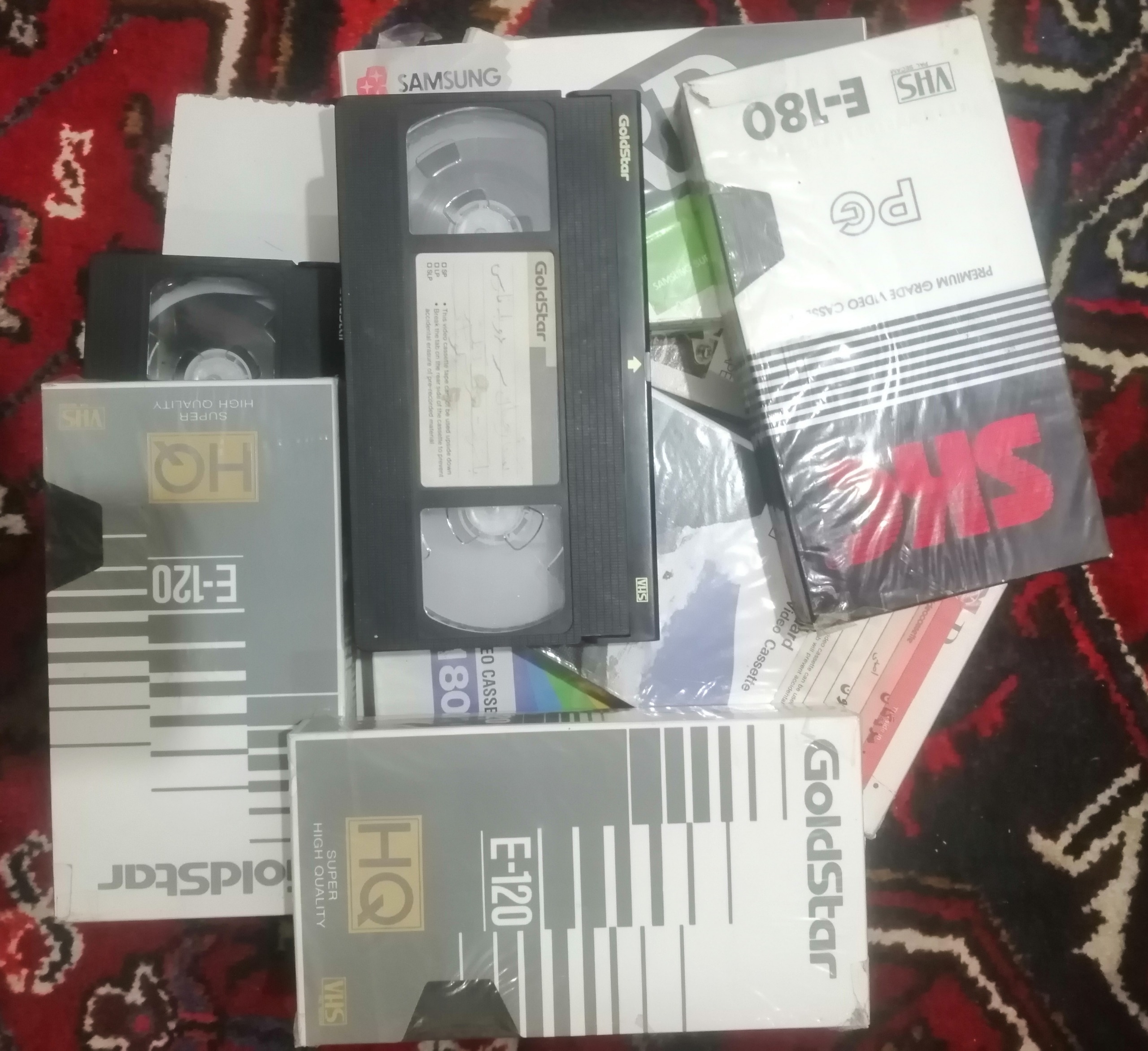 9 عدد فیلم نوار ویدیو VHS بزرگ  هد پاک کن