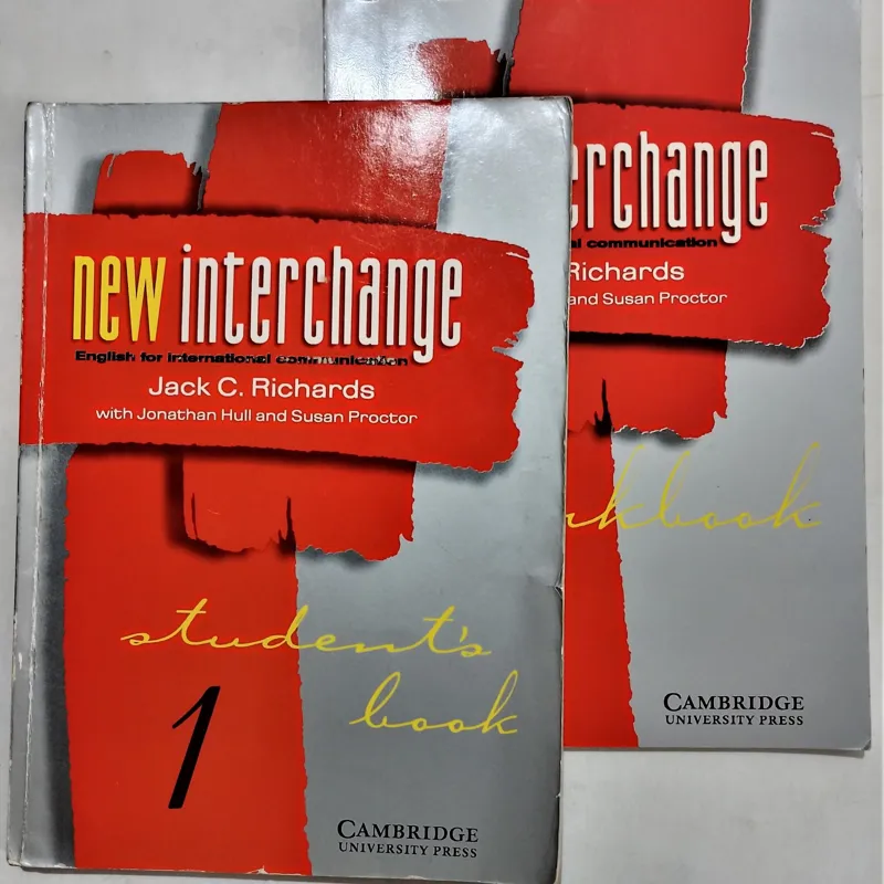(student book و new interchange 1 (workbook